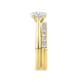Oval Cut Diamond Engagement Ring in 18ct Yellow Gold
