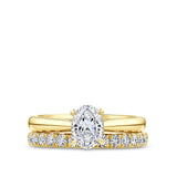 Oval Cut Diamond Engagement Ring in 18ct Yellow Gold