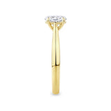 Oval Cut Diamond Engagement Ring in 18ct Yellow Gold