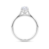 Pear Cut Diamond Engagement Ring in 18ct White Gold