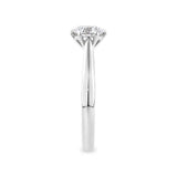 Round Brilliant Cut Diamond Engagement Ring in 18ct White Gold