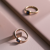 Arabella Sapphire Ring in 18ct Rose Gold