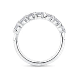 1.47 Carat Marquise Cut Diamond Half Eternity Ring in 18ct White Gold