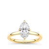 1.50 Carat Marquise Cut Solitaire Engagement Ring in 18ct Yellow Gold