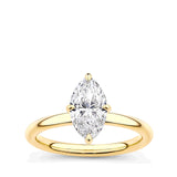 1.50 Carat Marquise Cut Solitaire Engagement Ring in 18ct Yellow Gold