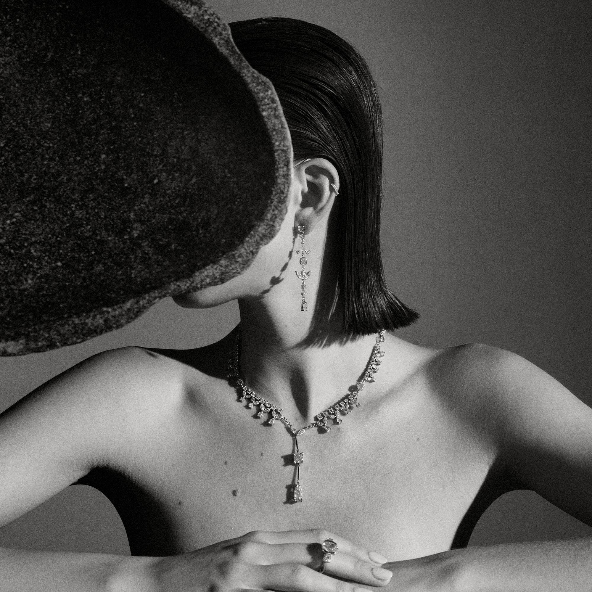 Vault 5.40 Carat Yellow and White Diamond Drop Earrings