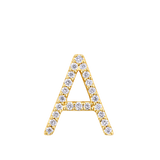 Initial Diamond Pendant in 18ct Yellow Gold