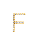 Initial Diamond Pendant in 18ct Yellow Gold