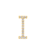 Initial Diamond Pendant in 18ct Yellow Gold