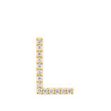 Initial Diamond Pendant in 18ct Yellow Gold