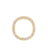 Initial Diamond Pendant in 18ct Yellow Gold