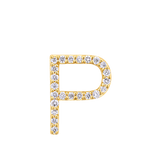 Initial Diamond Pendant in 18ct Yellow Gold