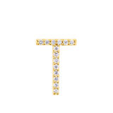 Initial Diamond Pendant in 18ct Yellow Gold