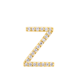 Initial Diamond Pendant in 18ct Yellow Gold