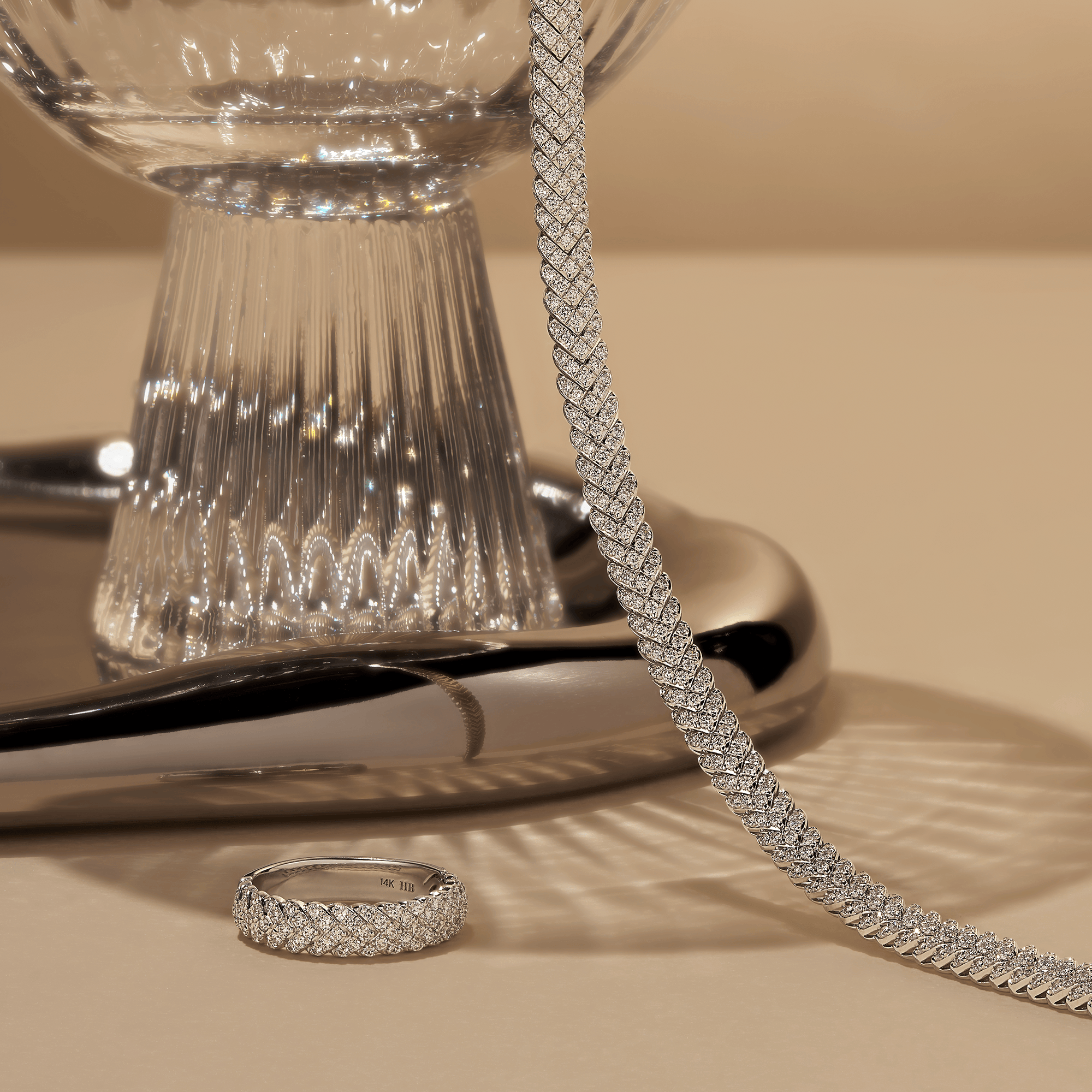 0.63 Carat Diamond Vera Ring in 14ct White Gold