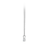 0.15 Carat Diamond Solitaire Pendant in 18ct White Gold
