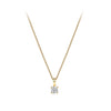 0.25 Carat Diamond Solitaire Pendant in 18ct Yellow Gold