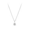 0.50 Carat Diamond Solitaire Pendant in 18ct White Gold