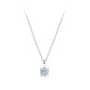 1.00 Carat Diamond Solitaire Pendant in 18ct White Gold