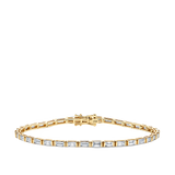 2.85 Carat Diamond Tennis Bracelet in 18ct Yellow Gold