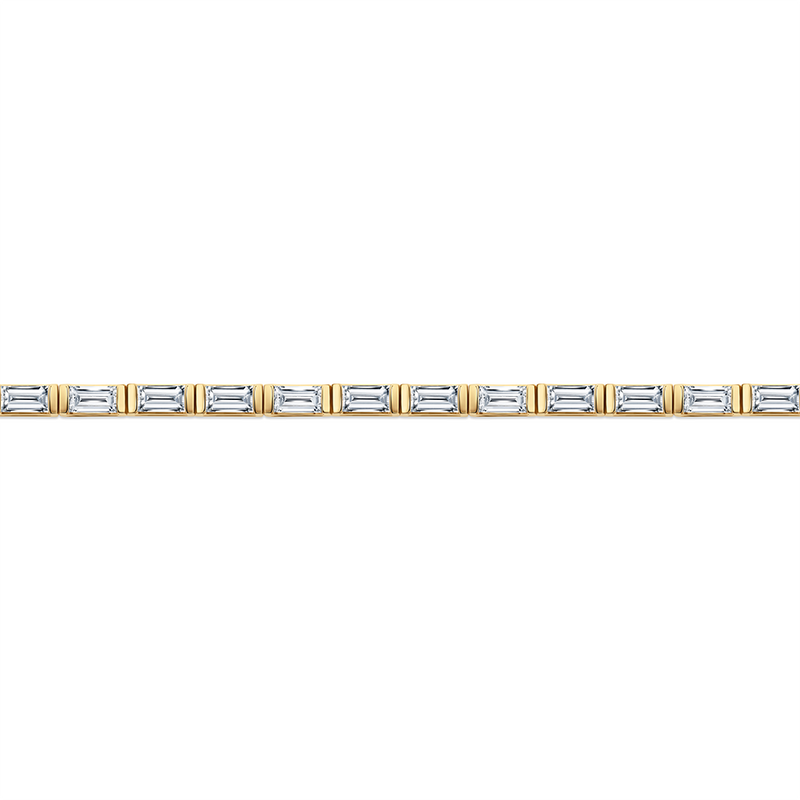 2.85 Carat Diamond Tennis Bracelet in 18ct Yellow Gold