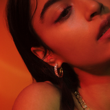 Quintessential 1.92 Carat Diamond Hoop Earrings in 18ct Yellow Gold