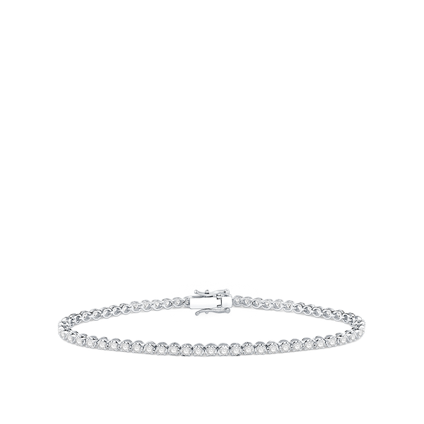 2.00 Carat Diamond Tennis Bracelet in 18ct White Gold