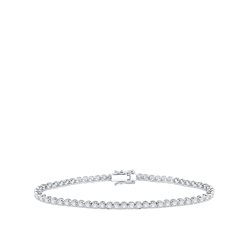 2.00 Carat Diamond Tennis Bracelet in 18ct White Gold