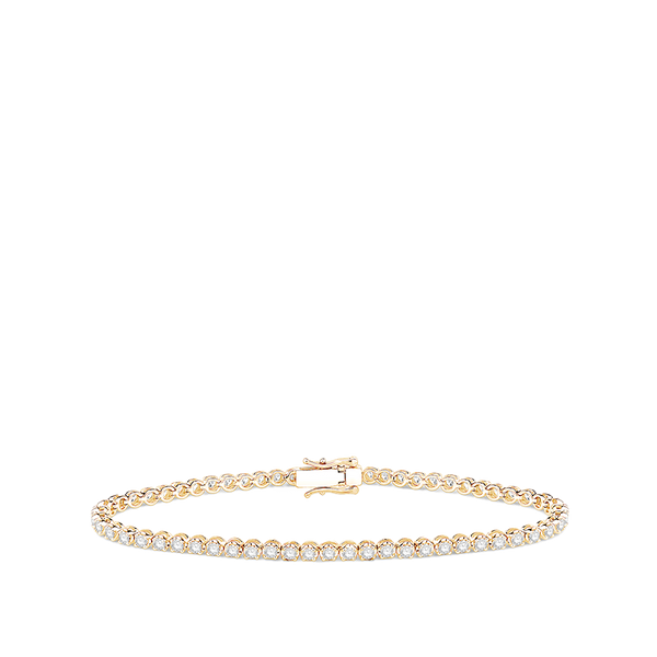 2.00 Carat Diamond Tennis Bracelet in 18ct Yellow Gold