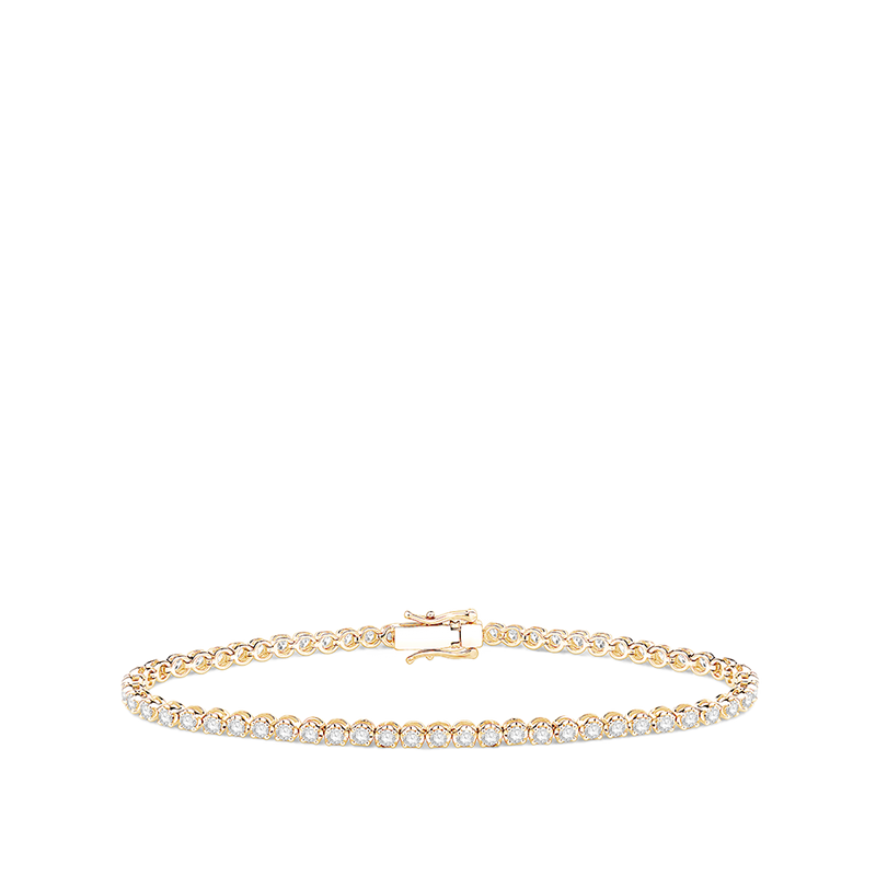 2.00 Carat Diamond Tennis Bracelet in 18ct Yellow Gold