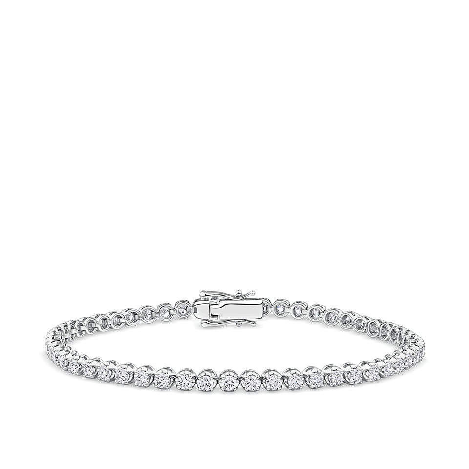 3.00 Carat Diamond Tennis Bracelet in 18ct White Gold