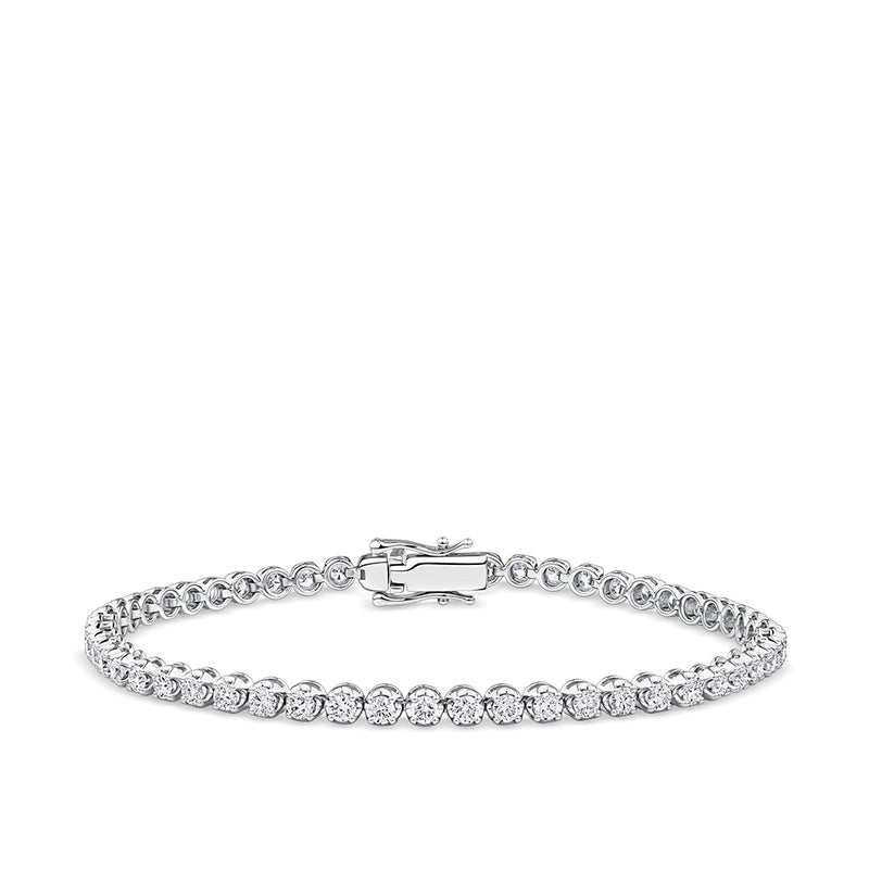 3.00 Carat Diamond Tennis Bracelet in 18ct White Gold