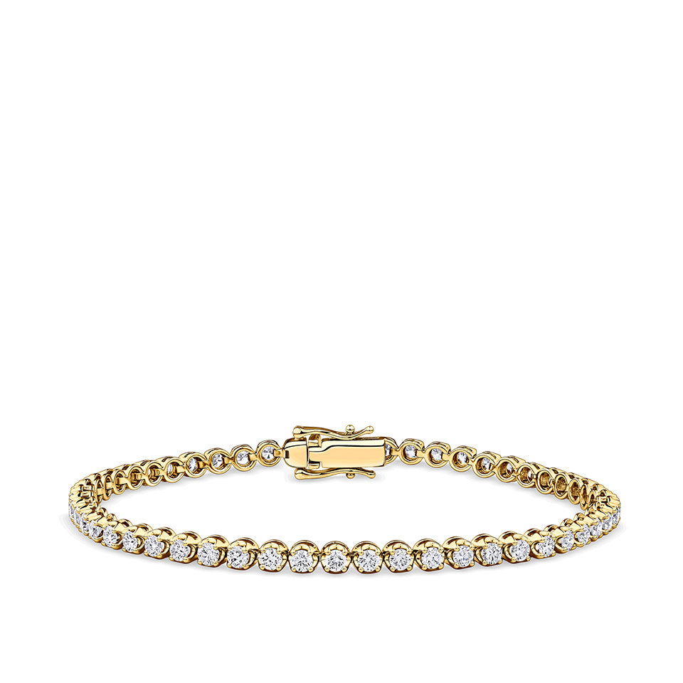 3.00 Carat Diamond Tennis Bracelet in 18ct Yellow Gold