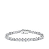 6.00 Carat Diamond Tennis Bracelet in 18ct White Gold