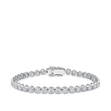 6.00 Carat Diamond Tennis Bracelet in 18ct White Gold