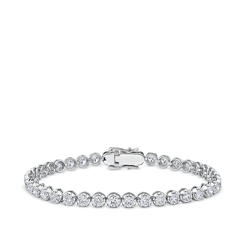 6.00 Carat Diamond Tennis Bracelet in 18ct White Gold