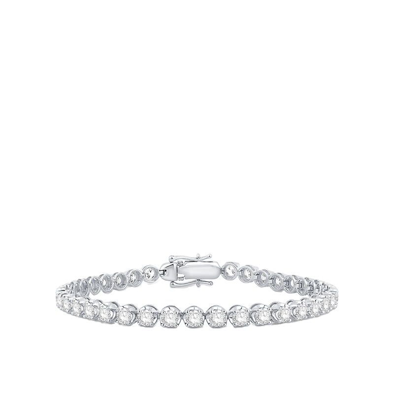 6.00 Carat Diamond Tennis Bracelet in 18ct White Gold