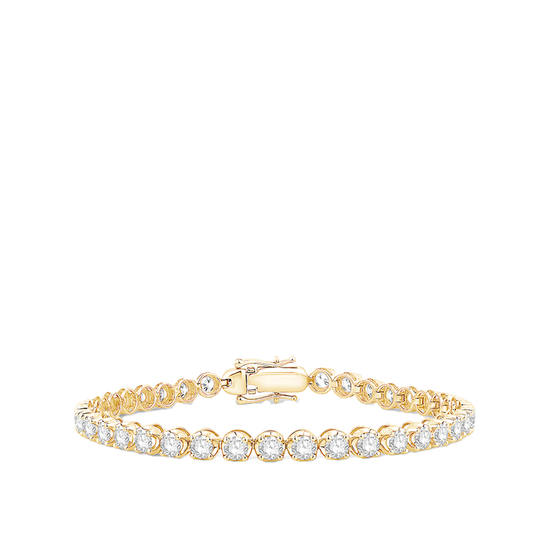 6.00 Carat Diamond Tennis Bracelet in 18ct Yellow Gold