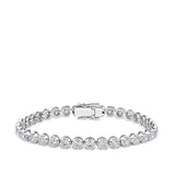 9.00 Carat Diamond Tennis Bracelet in 18ct White Gold