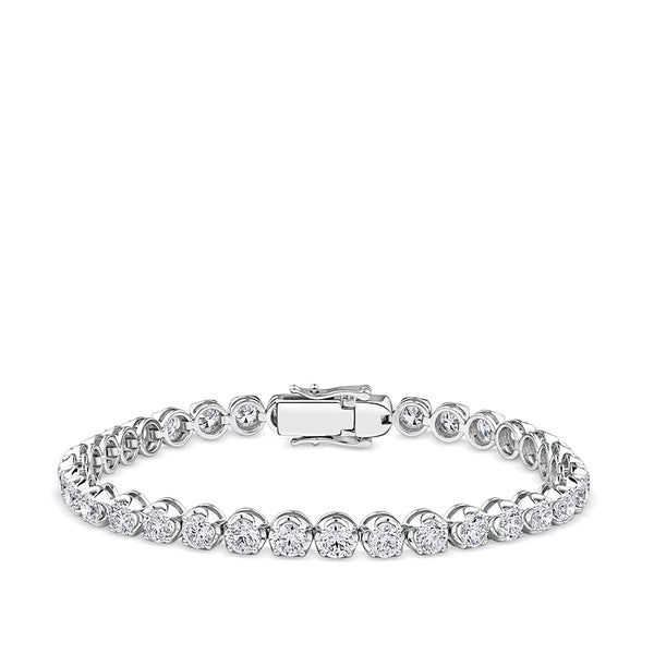 9.00 Carat Diamond Tennis Bracelet in 18ct White Gold
