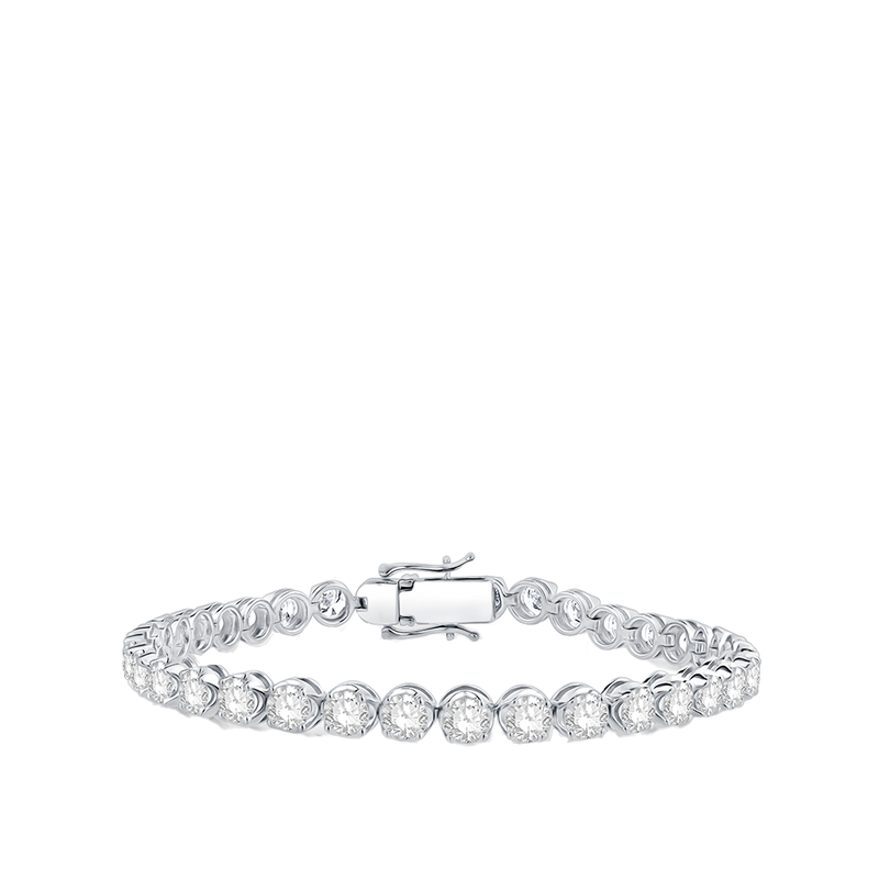 9.00 Carat Diamond Tennis Bracelet in 18ct White Gold