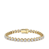 9.00 Carat Diamond Tennis Bracelet in 18ct Yellow Gold