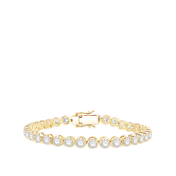 9.00 Carat Diamond Tennis Bracelet in 18ct Yellow Gold
