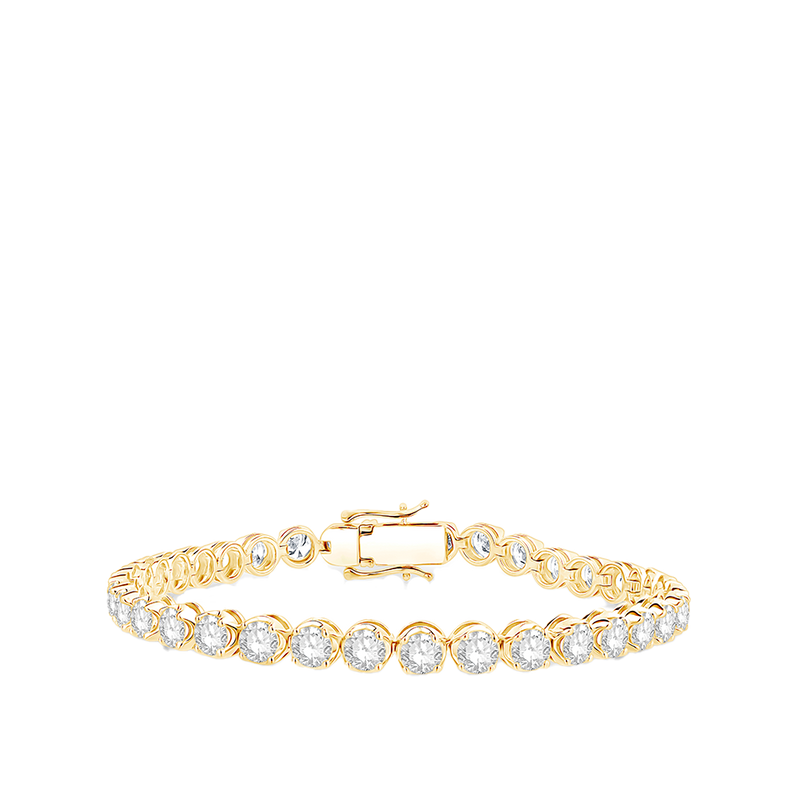 9.00 Carat Diamond Tennis Bracelet in 18ct Yellow Gold