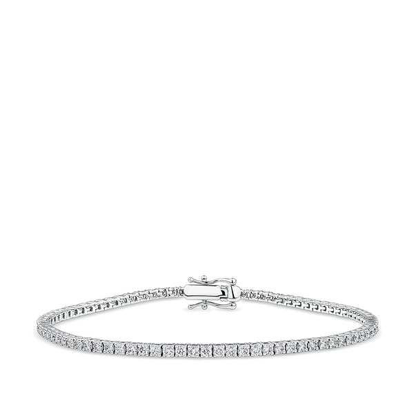 2.00 Carat Diamond Tennis Bracelet in 18ct White Gold