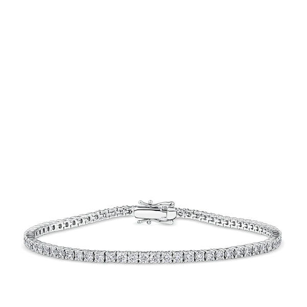 3.00 Carat Diamond Tennis Bracelet in 18ct White Gold