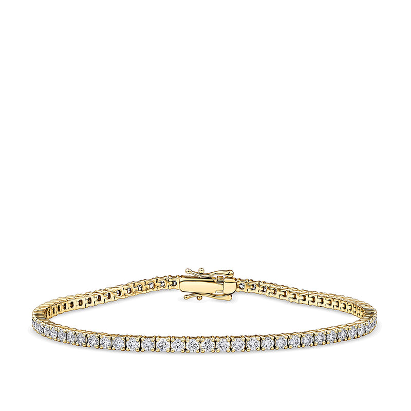 3.00 Carat Diamond Tennis Bracelet in 18ct Yellow Gold