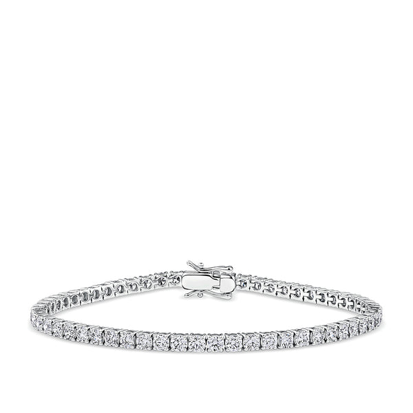 5.00 Carat Diamond Tennis Bracelet in 18ct White Gold