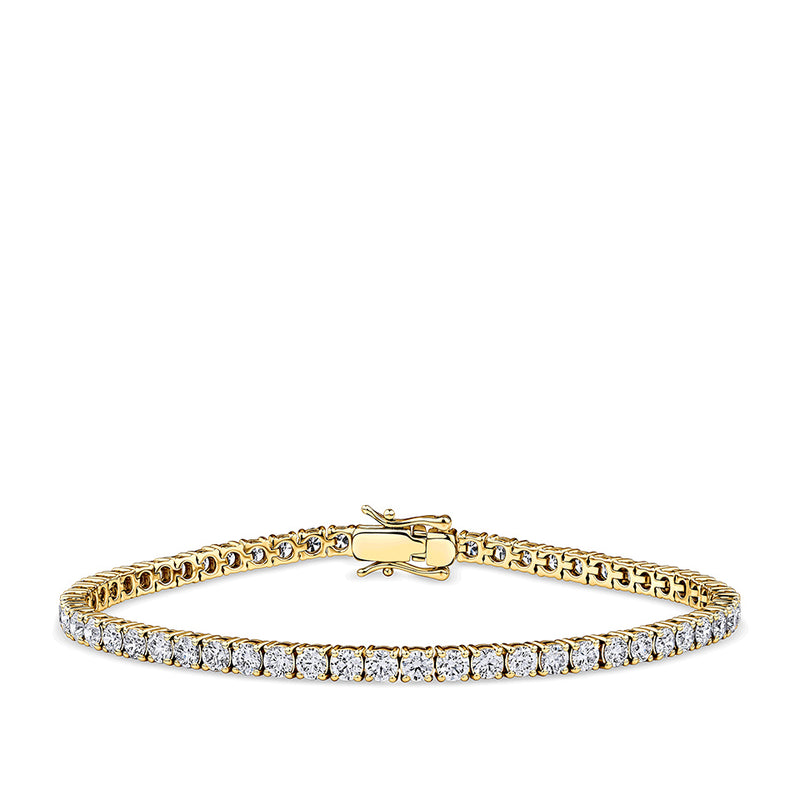 5.00 Carat Diamond Tennis Bracelet in 18ct Yellow Gold