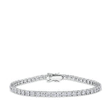 7.00 Carat Diamond Tennis Bracelet in 18ct White Gold